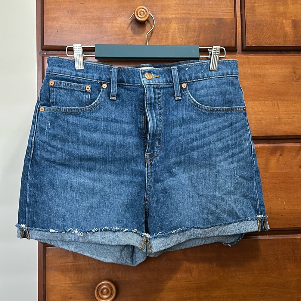 Madewell High-rise denim short sz 29